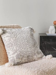 benuta Nest Copricuscino Elias Grigio 45x45 cm - Tappeto design moderno soggiorno