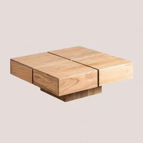 Tavolino in legno di acacia Sauris Acacia Marrone - Sklum