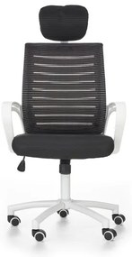 Sedia da ufficio MIRI nera/bianca