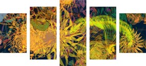 Quadri 5 pezzi – Arte astratta colorata