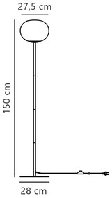 Nordlux - Lampada con piedistallo ALTON 1xE27/25W/230V oro