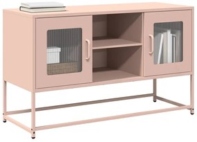 Mobile Tv Rosa 100,5x39x60,5 Cm İn Acciaio /