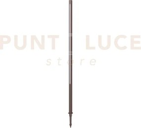 Jedi paletto led 3000k 19w 2050 lm h.120,5cm ip65 coffee
