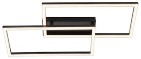 Brilliant - Plafoniera LED JORVIC LED/21W/230V 29x60 cm nera