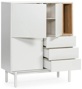 Cassettiera color crema 100x120x40 cm Corvo – Teulat