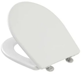 Copriwater compatibile vaso Globo serie Arianna in termoindurente bianco