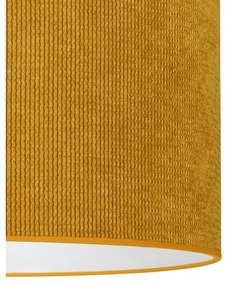 Duolla - Lampadario a sospensione con filo CORDUROY 1xE27/15W/230V diametro 40 cm giallo