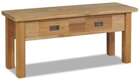 Panca in legno teak 90x30x40 cm
