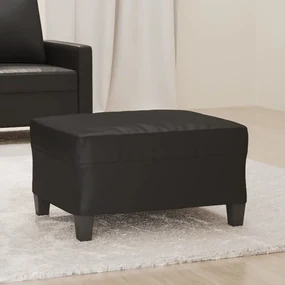 Poggiapiedi Nero 70x55x41 Cm İn Similpelle /
