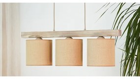 Brilagi - Lampadario a sospensione con filo FOREST 3xE27/15W/230V pino/marrone