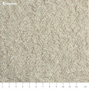 Divano letto in tessuto bouclé beige 215 cm Patti - Bonami Selection