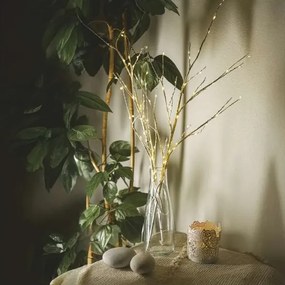 Decorazione natalizia a LED per esterni 100xLED/3xAA bianco caldo IP44