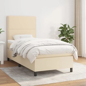 Giroletto A Molle Con Materasso Crema 90x200 Cm İntessuto /