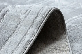 Tappeto MEFE moderno B402 - Structural due livelli di pile grigio scuro