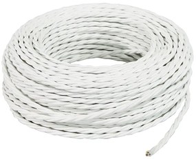 Cavo tessile 3 x 1.5 mm² L 25 m MERLOTTI bianco matassa