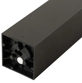 Lampada da esterno a stelo nera con vetro fumé 80 cm IP44 - Charlois