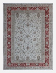 Ziegler Tappeto 250 x 350 Beige (Pakistan) Annodato A Mano