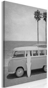 Quadro Holiday Travel (1 Part) Vertical  Colore bianco e nero, Dimensioni e Misure 80x120