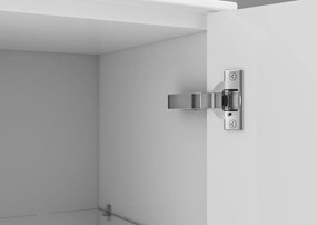 Colonna per mobile bagno Cassca PELIPAL 2 ante P 45 x L 30 x H 168 cm bianco