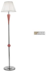 Piantana PAGANINI in vetro lavorato a mano Oro H179 cm