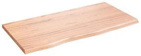 Ripiano muro marrone chiaro 80x40x2 cm massello rovere trattato
