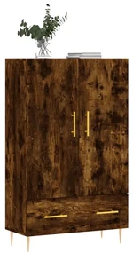 Credenza rovere fumo 69,5x31x115 cm in legno multistrato