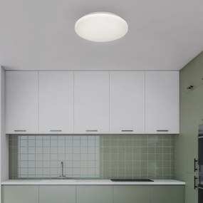 Plafoniera LED moderno Zero, bianco Ø 49.5 cm, luce fredda, 3800 lumen MANTRA