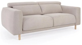 Kave Home - Divano Singa 3 posti beige 215 cm