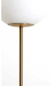 Lampada da terra di colore bianco-oro (altezza 156 cm) Medina - Light &amp; Living
