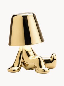 Lampada da tavolo piccola portatile a LED con luce regolabile Golden Brothers Bob