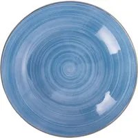 Piatto piano porcellana blu 26,7 cm Petali