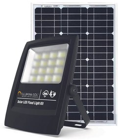 Faro Solare Led Potente Professionale 2480 Lumen con Illuminazione Programmabile