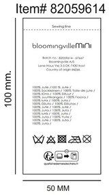 Tappeto rotondo di colore naturale in iuta ø 130 cm Dinne – Bloomingville Mini