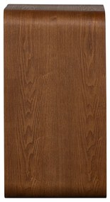 Tavolino con effetto noce 32x40 cm Frey – WOOOD