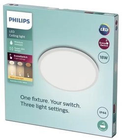 Philips - Luce LED da bagno dimmerabile SCENE SWITCH LED/18W/230V IP44