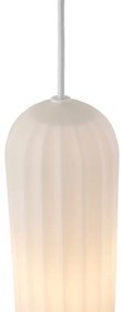 Nordlux - Lampadario a cavo MIELLA 3xE27/25W/230V bianco