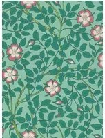 Little Greene Carta da parati Briar Rose - Green Verditer