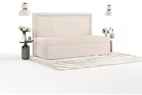 Letto singolo imbottito beige 90x200 cm Scala - Maison de Rêve
