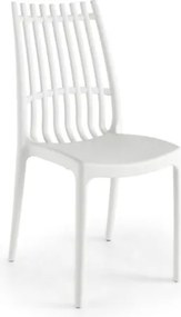 Sedia bianca impilabile - interni ed esterni LILA 2 sedie