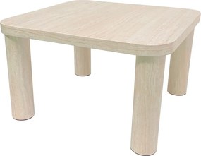 Tavolino beige effetto marmo 60x60 cm Solano - Actona