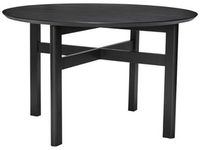 Tavolo da pranzo rotondo nero ø 120 cm Fjord - Hübsch