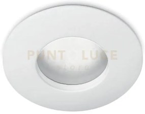 Gfa370- faretto da incasso ip65 bianco lucido tondo d.8,4 attacco gu10