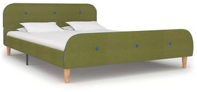 Giroletto Senza Materasso Verde 140x200 Cm İn Tessuto /