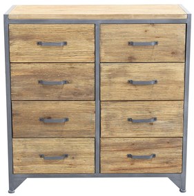 DAMI - cassettiera in legno e acciaio