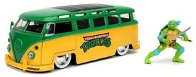 Playset Teenage Mutant Ninja Turtles Leonardo  1962 Volkswagen Bus 2 Pezzi