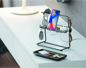 Organizzatore per ufficio nero My Pocket - Metaltex