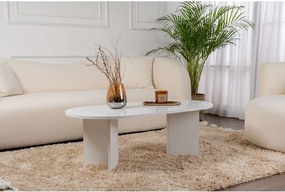Tavolino da salotto bianco opaco 60x119 cm Sable – Kalune Design