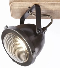 Brilliant - Faretto CARMEN WOOD 3xGU10/5W/230V marrone