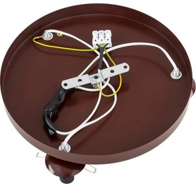 Argon 6292 - Plafoniera FABIO 3xE14/7W/230V alabastro marrone