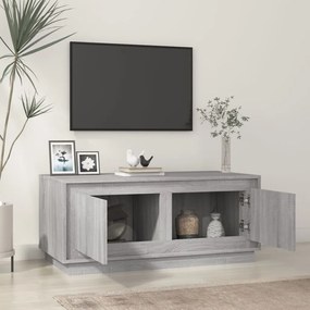 Tavolino da salotto grigio sonoma 102x50x44cm legno multistrato